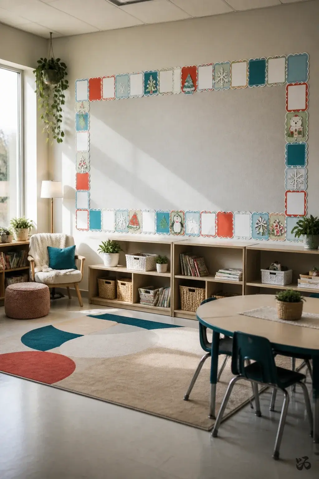 Christmas classroom wall decor idea: North Pole Alphabet Border