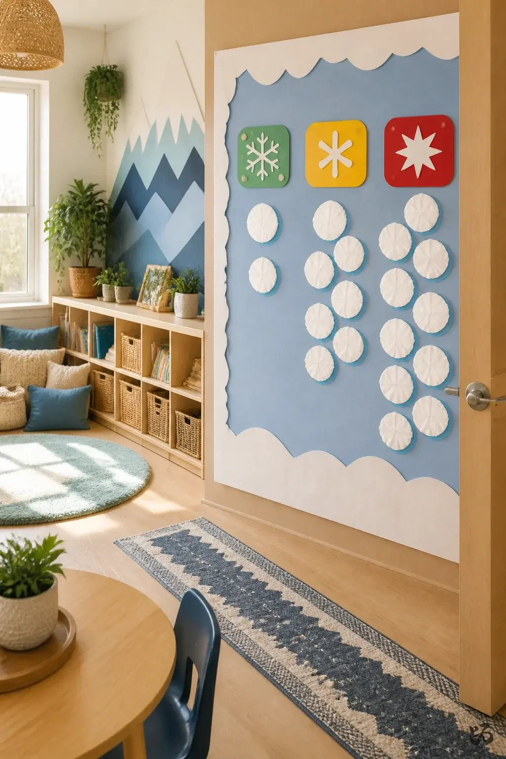 Classroom behavior chart idea: Snowball Voice Level Chart