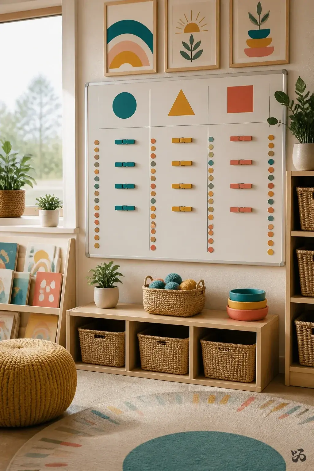 Classroom behavior chart idea: Clothespin Get-Ready Chart