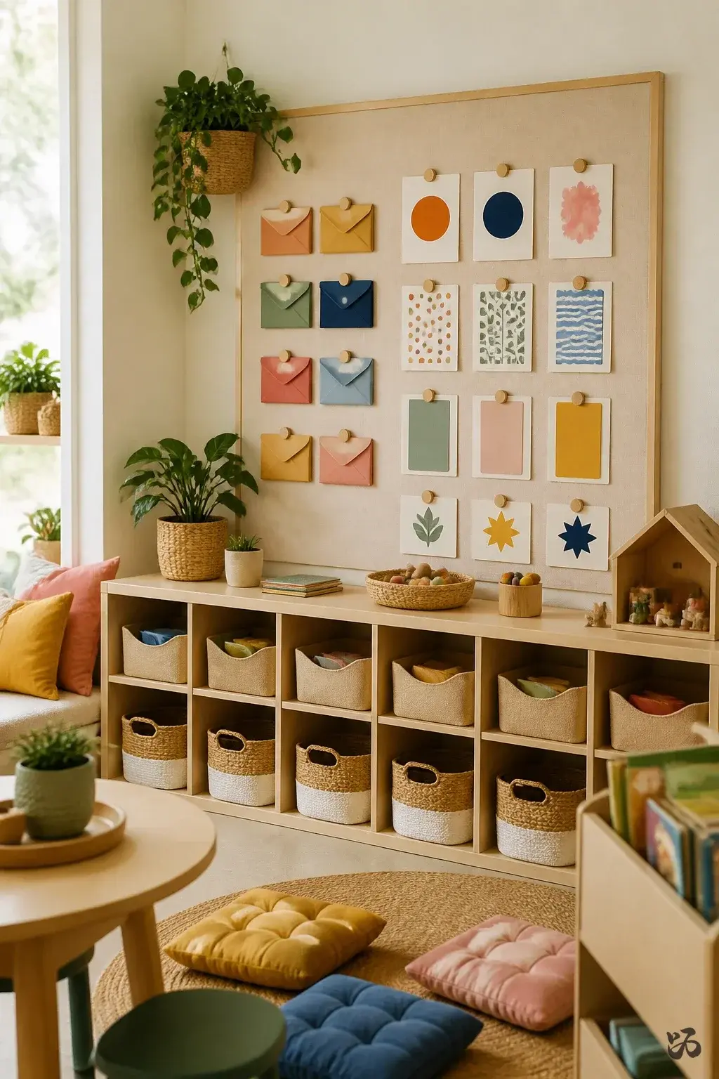 Classroom behavior chart idea: Helpers’ Corner Wall Card System
