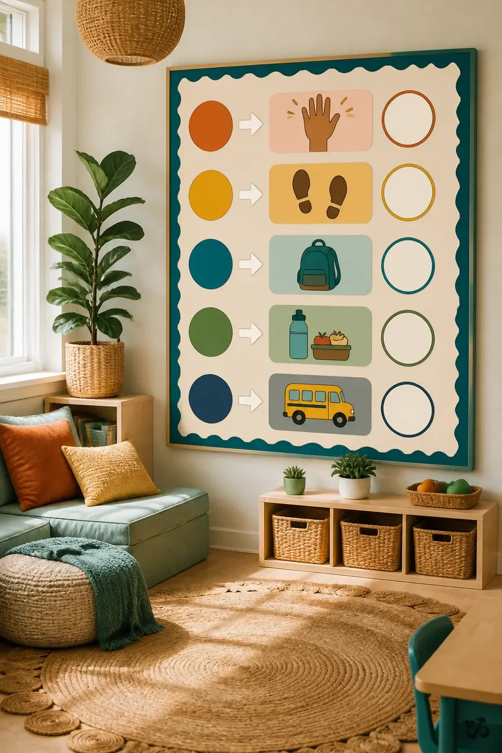 Classroom behavior chart idea: Field Trip Readiness Board