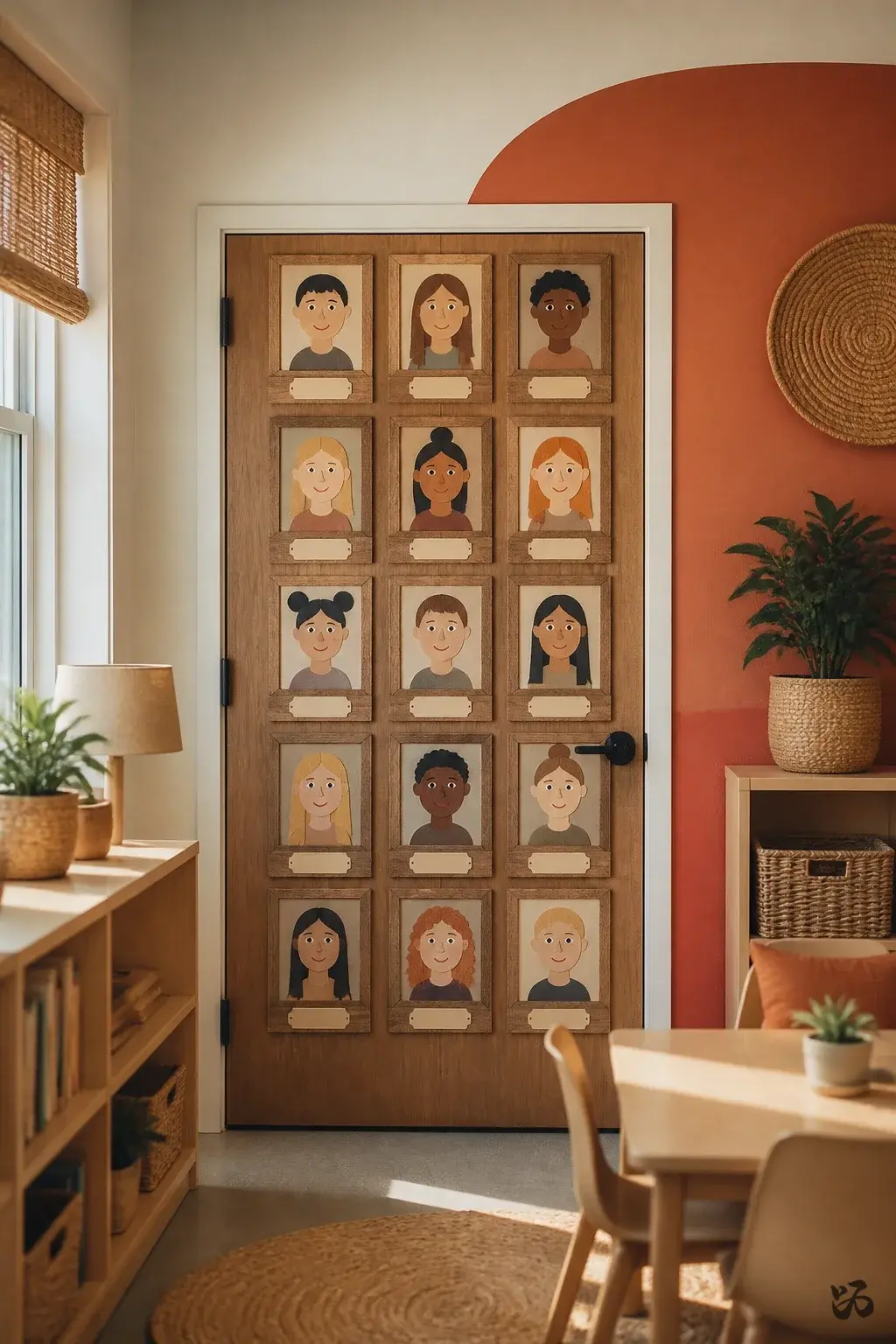 Classroom door idea: Self-Portrait Gallery
