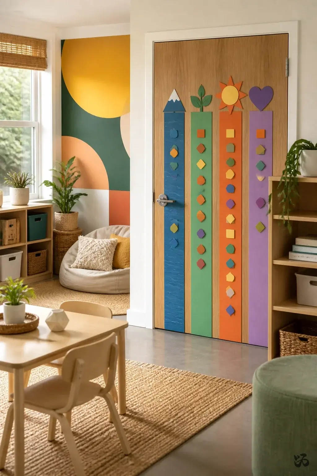 Classroom door idea: Character Pillars by Month