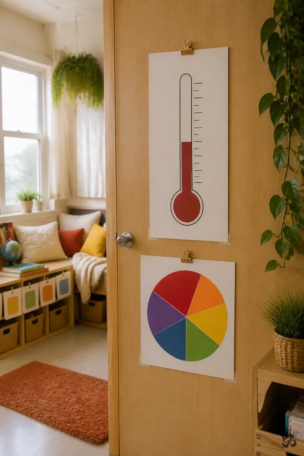 Classroom door idea: Mini Weather Station Door