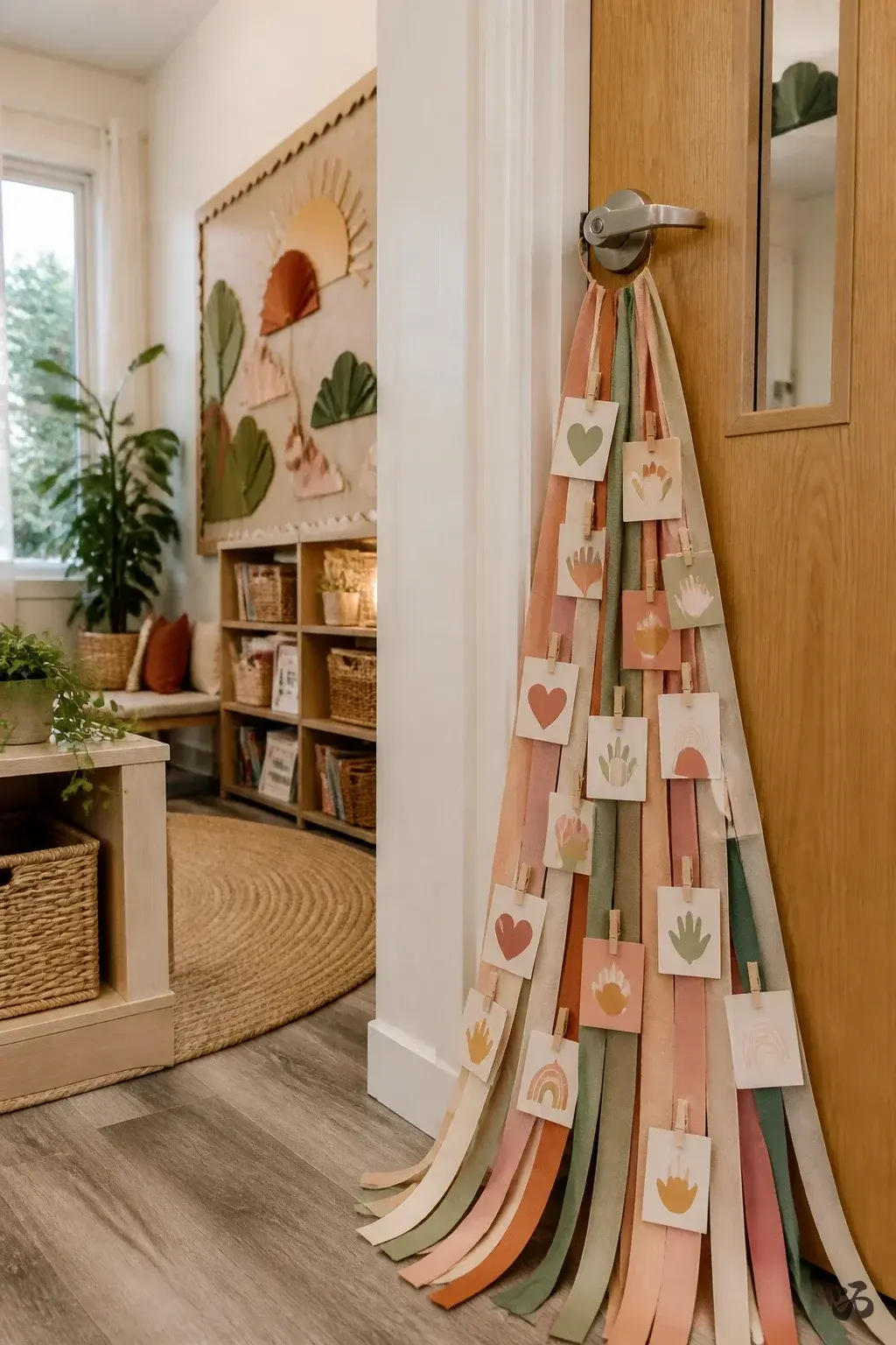 Classroom door idea: KINDNESS Ribbons Door