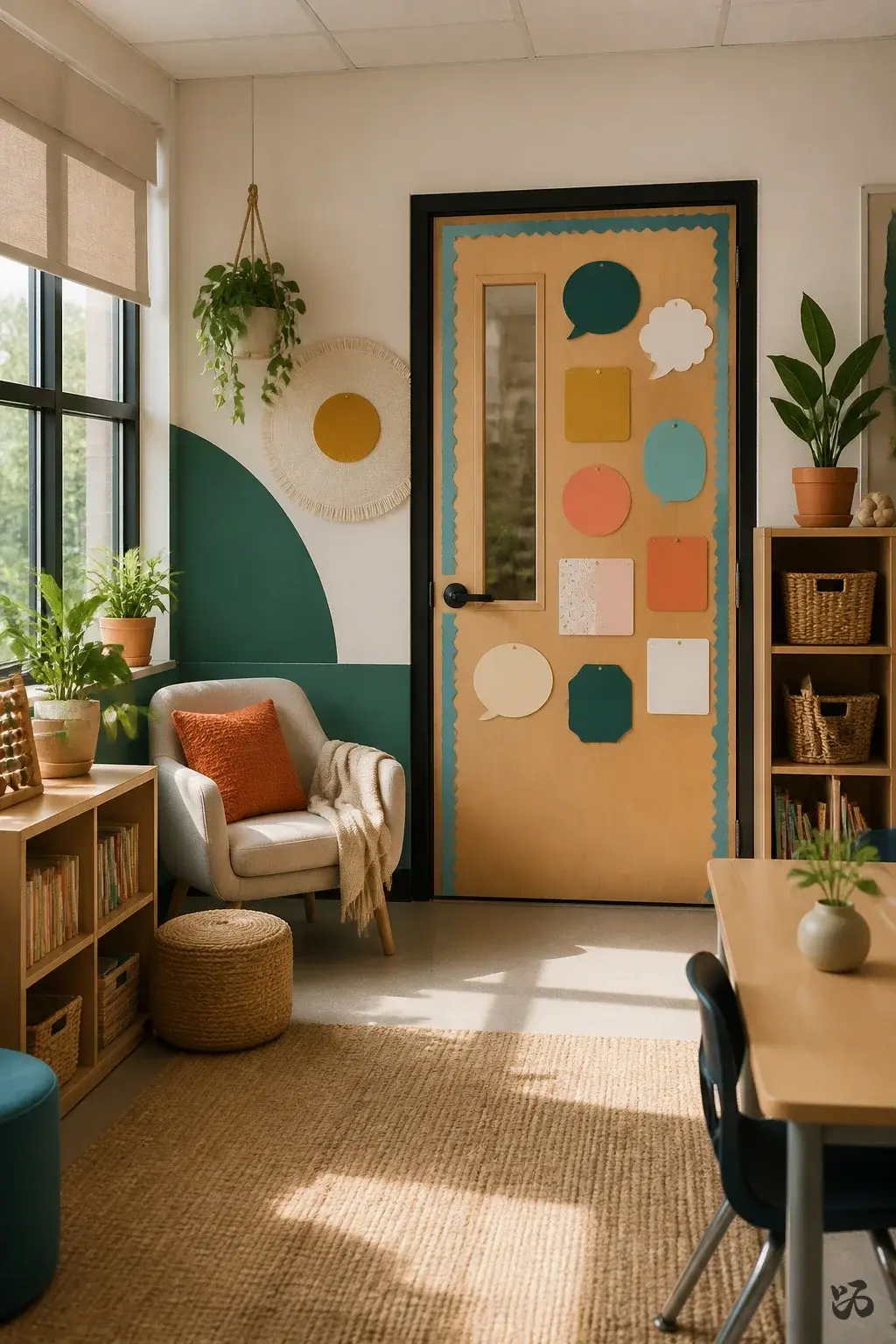 Classroom door idea: Open-Ended Question Wall