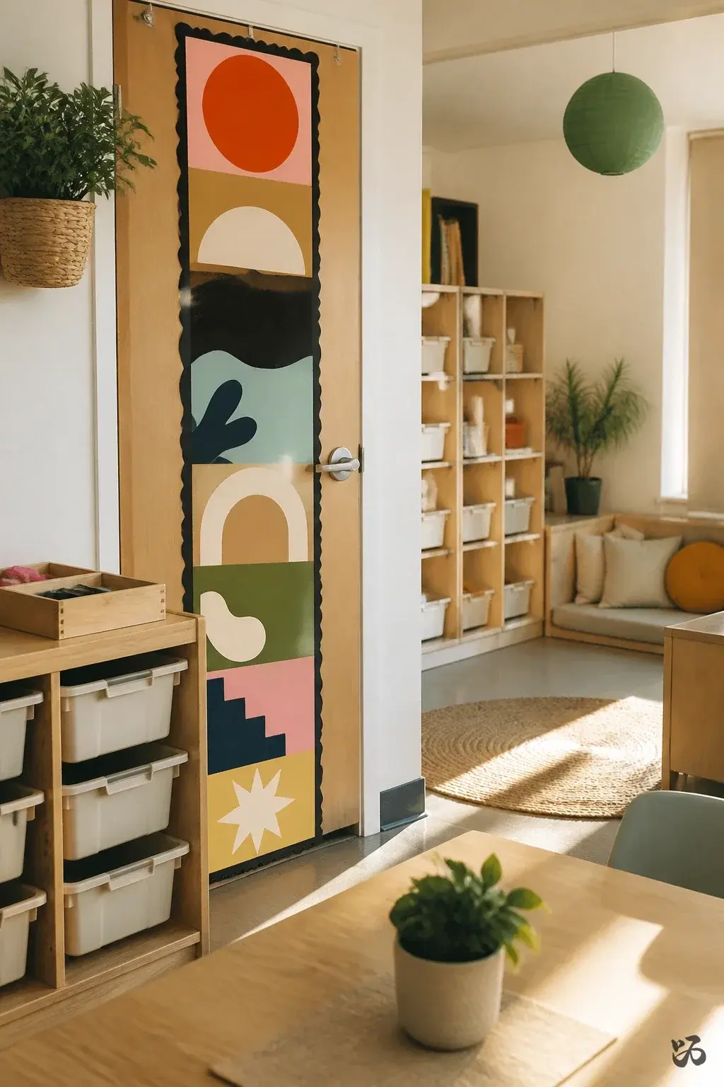 Classroom door idea: Letter of the Week Door Strip