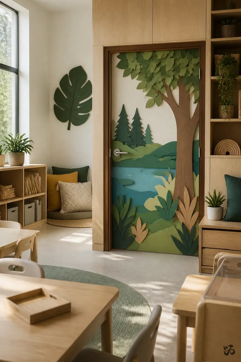 Classroom door idea: Animal Habitat Door