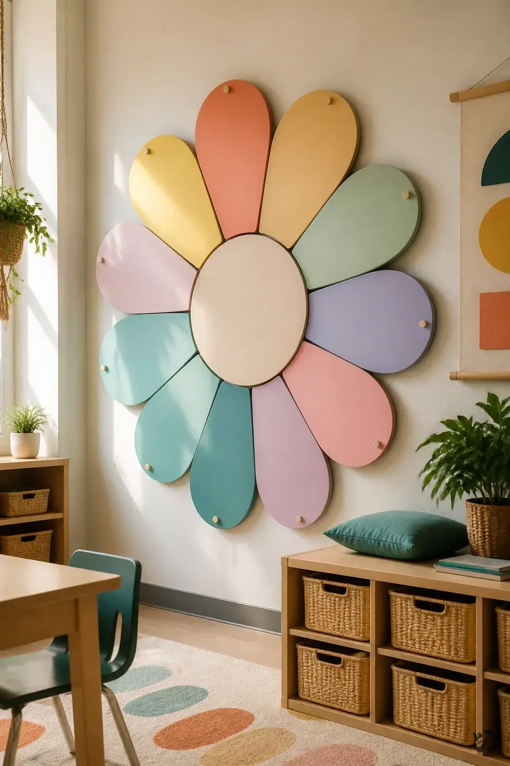 Classroom door idea: Petals of Learning Door