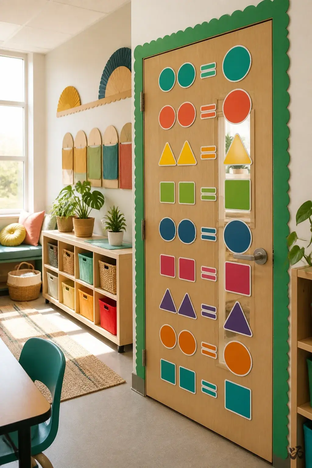 Classroom door idea: Math Moments Door Cutouts
