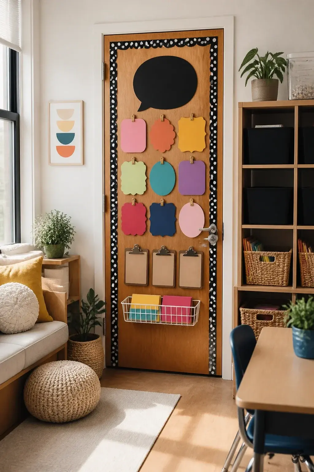 Classroom door idea: Weekly Question Door