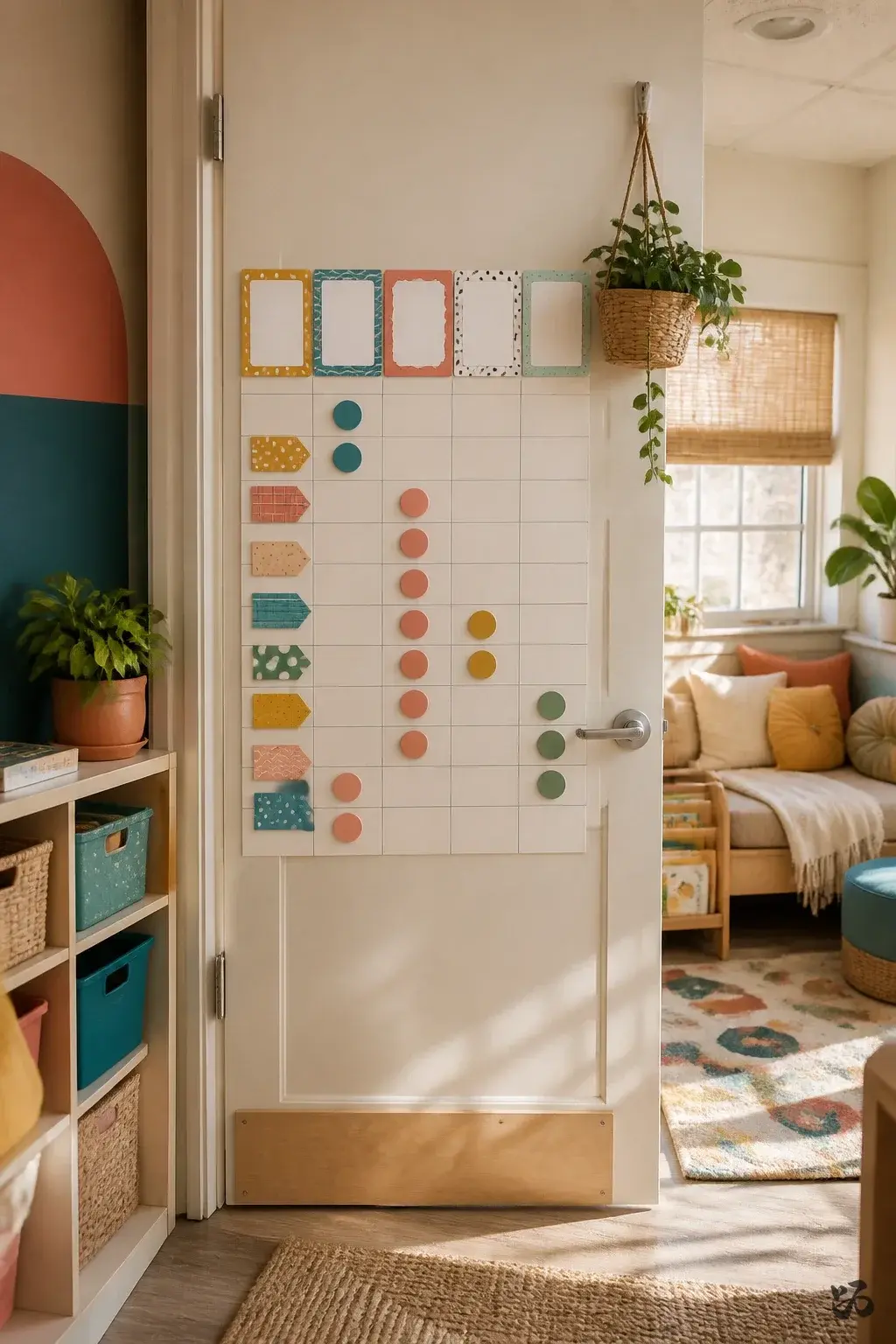 Classroom door idea: Growth Milestones Door Graph