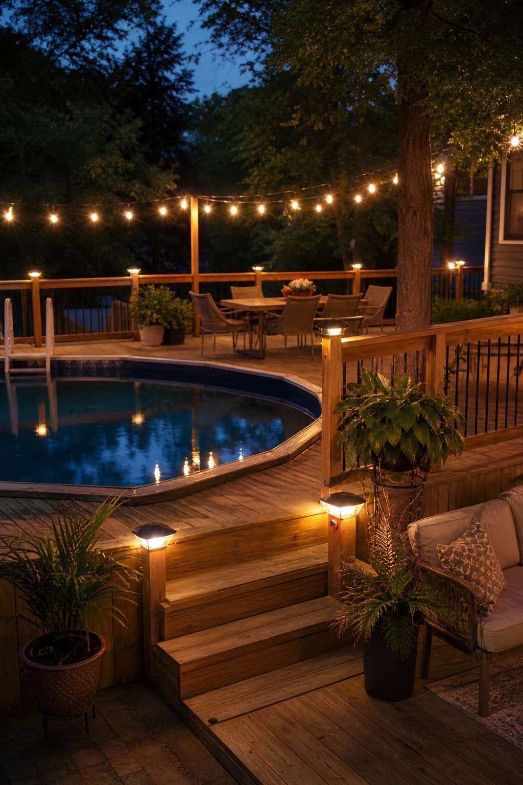 Lights for evening swims