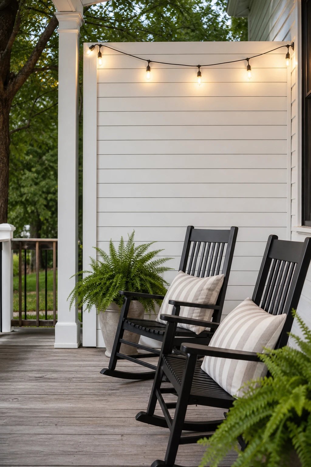 Farmhouse shiplap screen