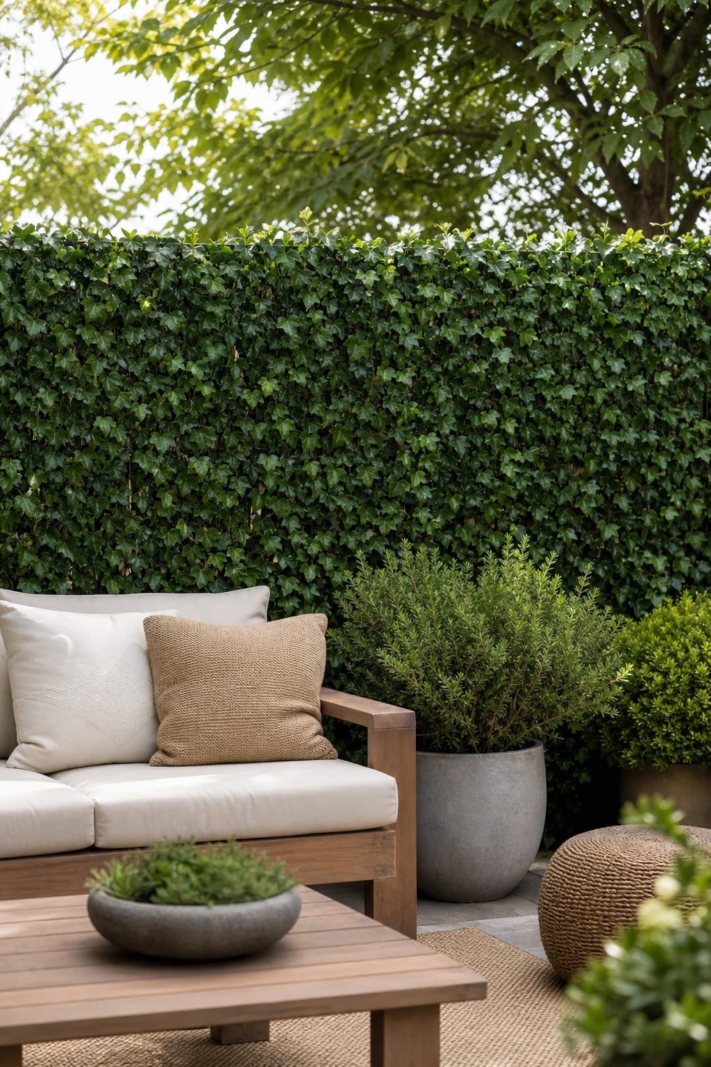 Faux ivy walls