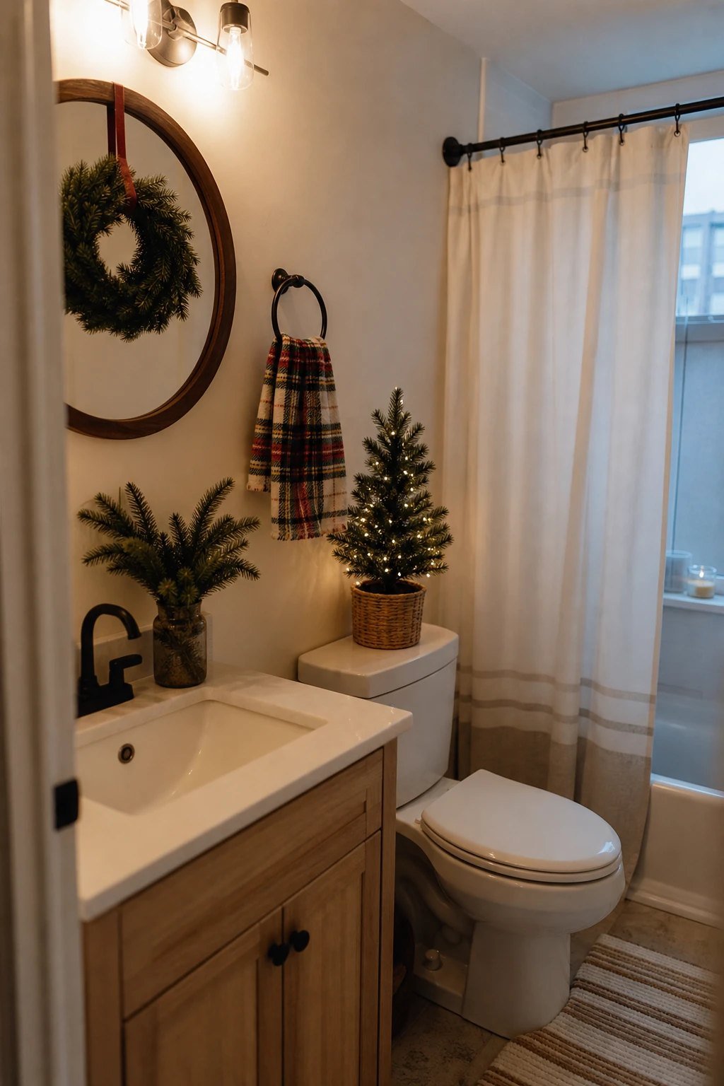 A bathroom touch