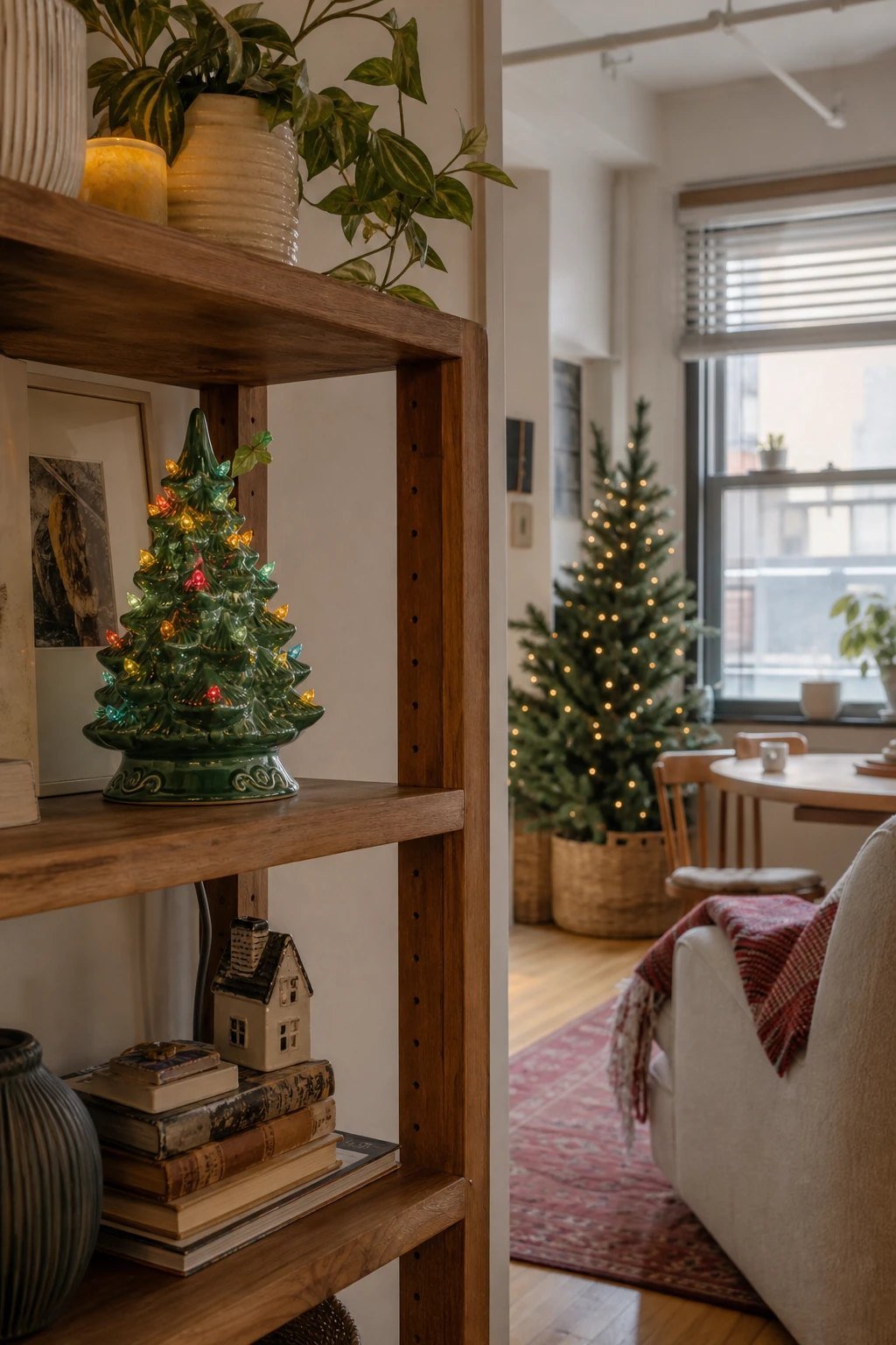 A ceramic tree that glows