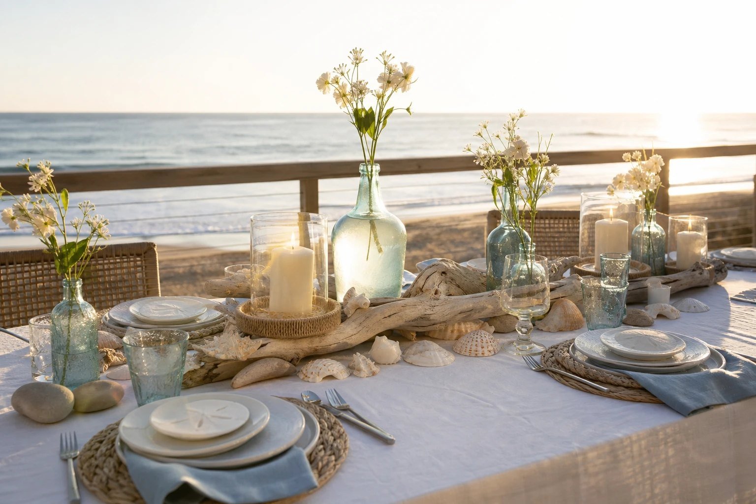 18 Beach Themed Party Table Decor Ideas for a Breezy Summer Party