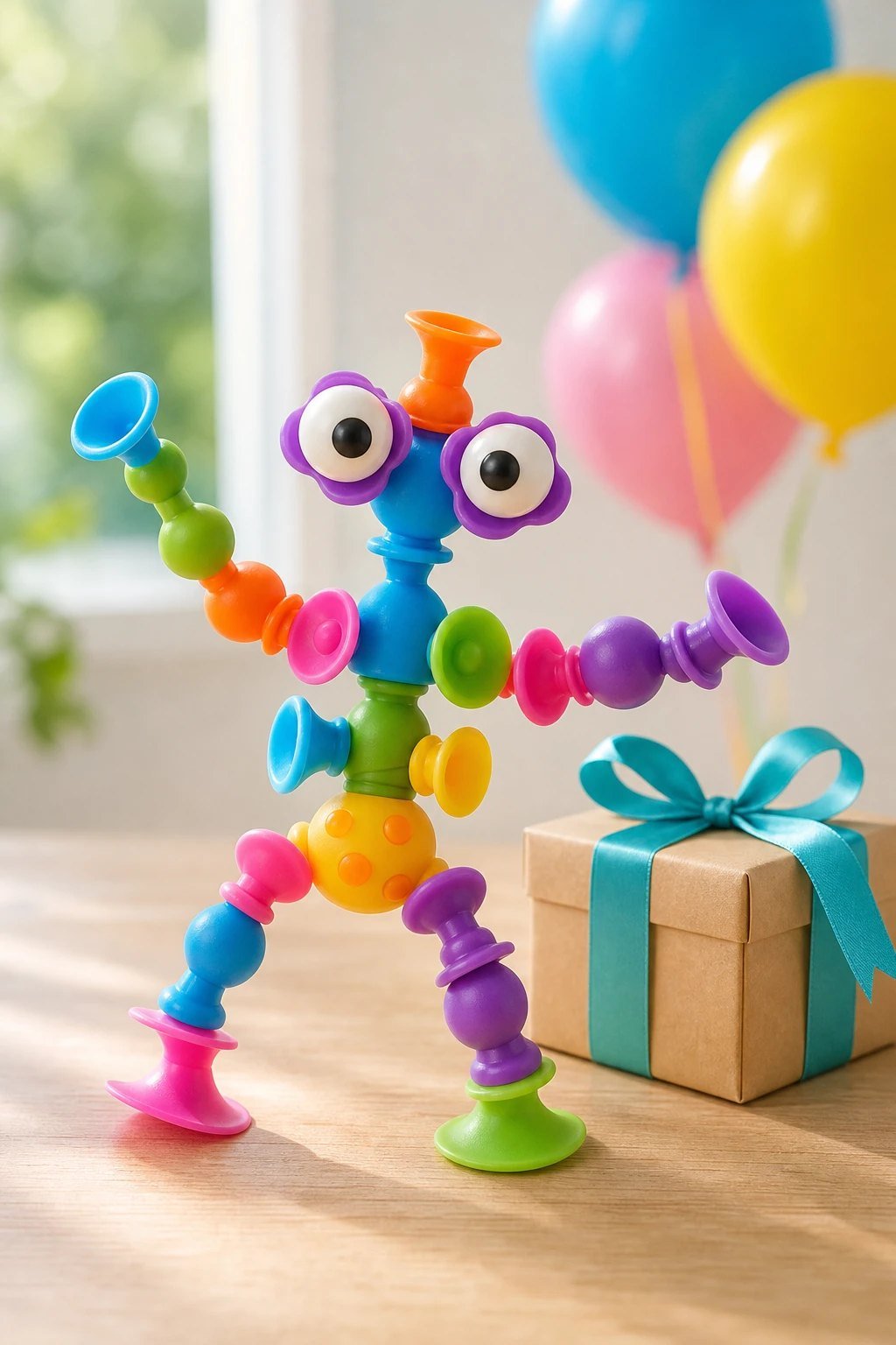 Fat Brain Toys Squigz starter set birthday gift idea for children