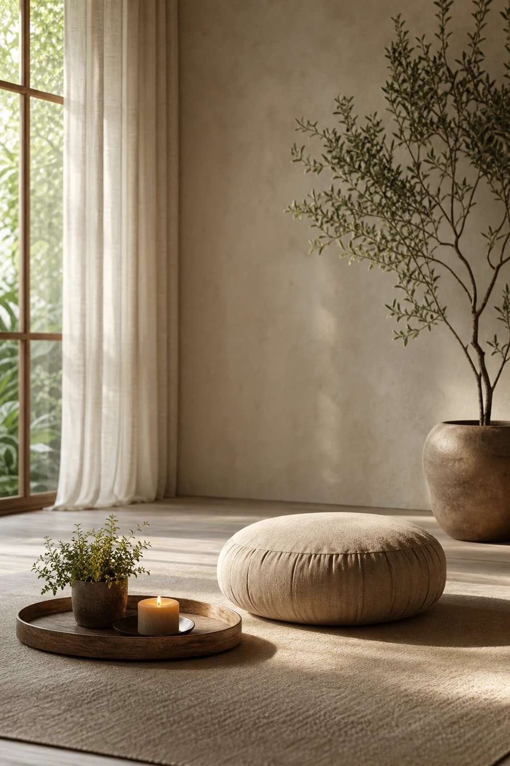 A meditation corner