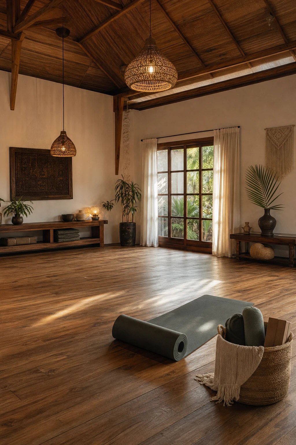 A clear floor