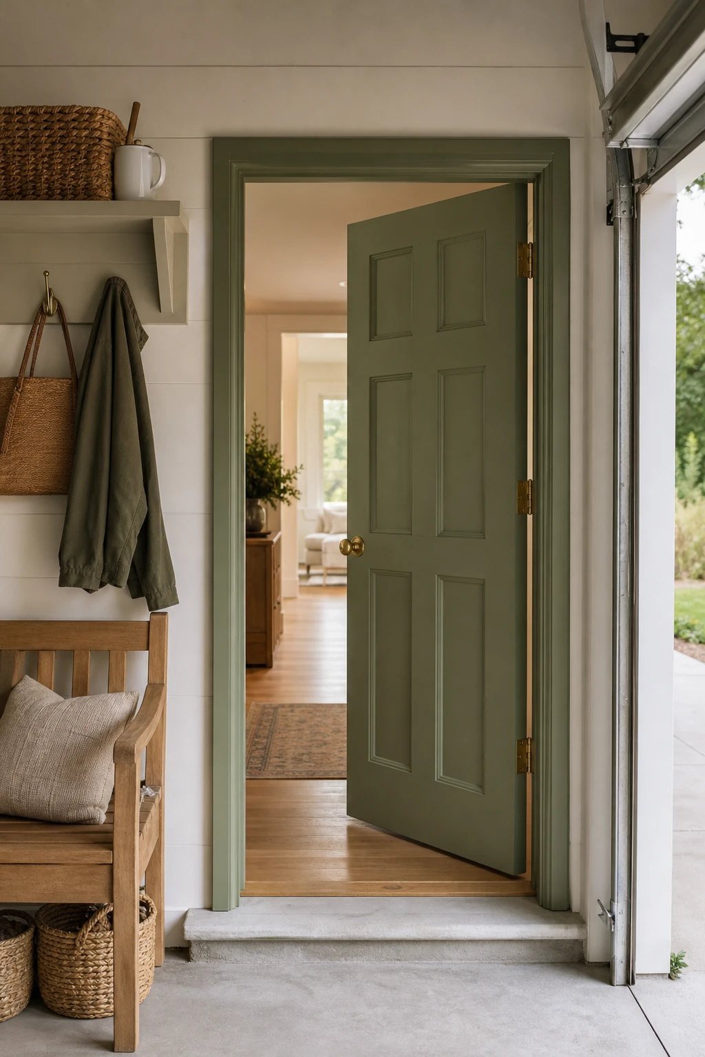 Paint the door a calm color