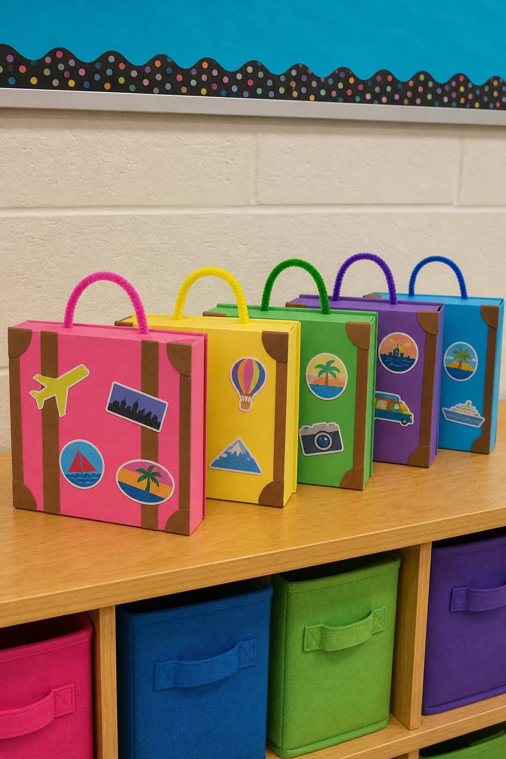Give everyone a paper suitcase
