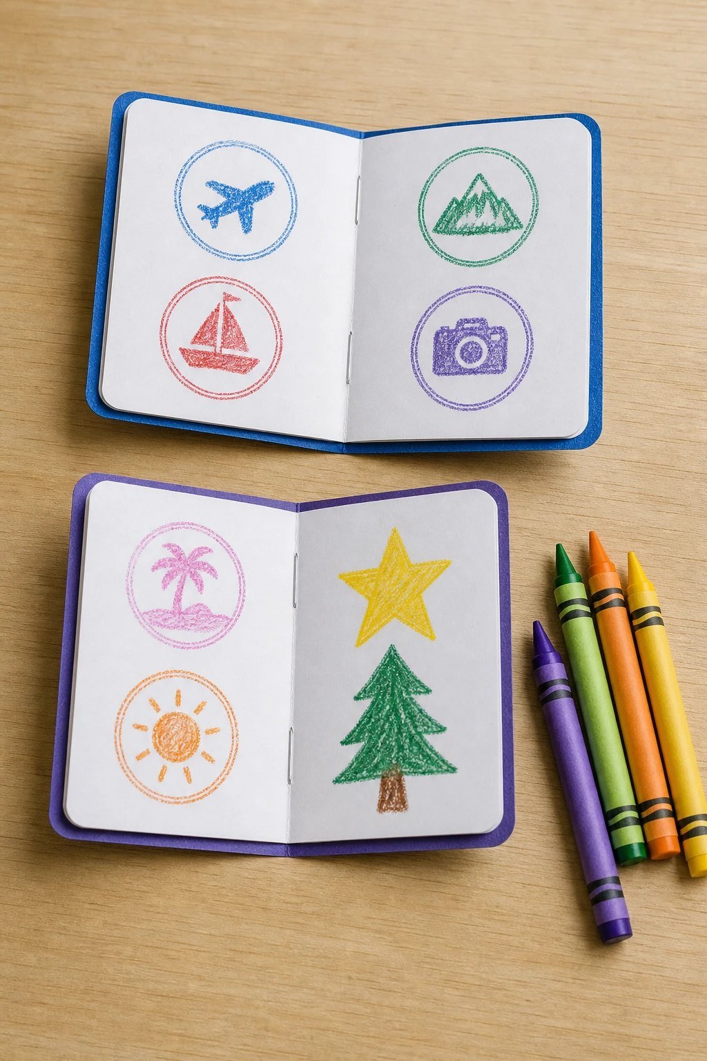 Christmas around the world passports