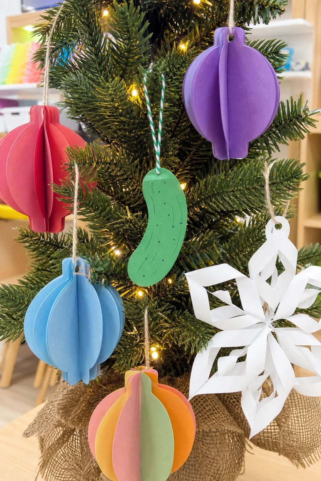 Hide the pickle ornament