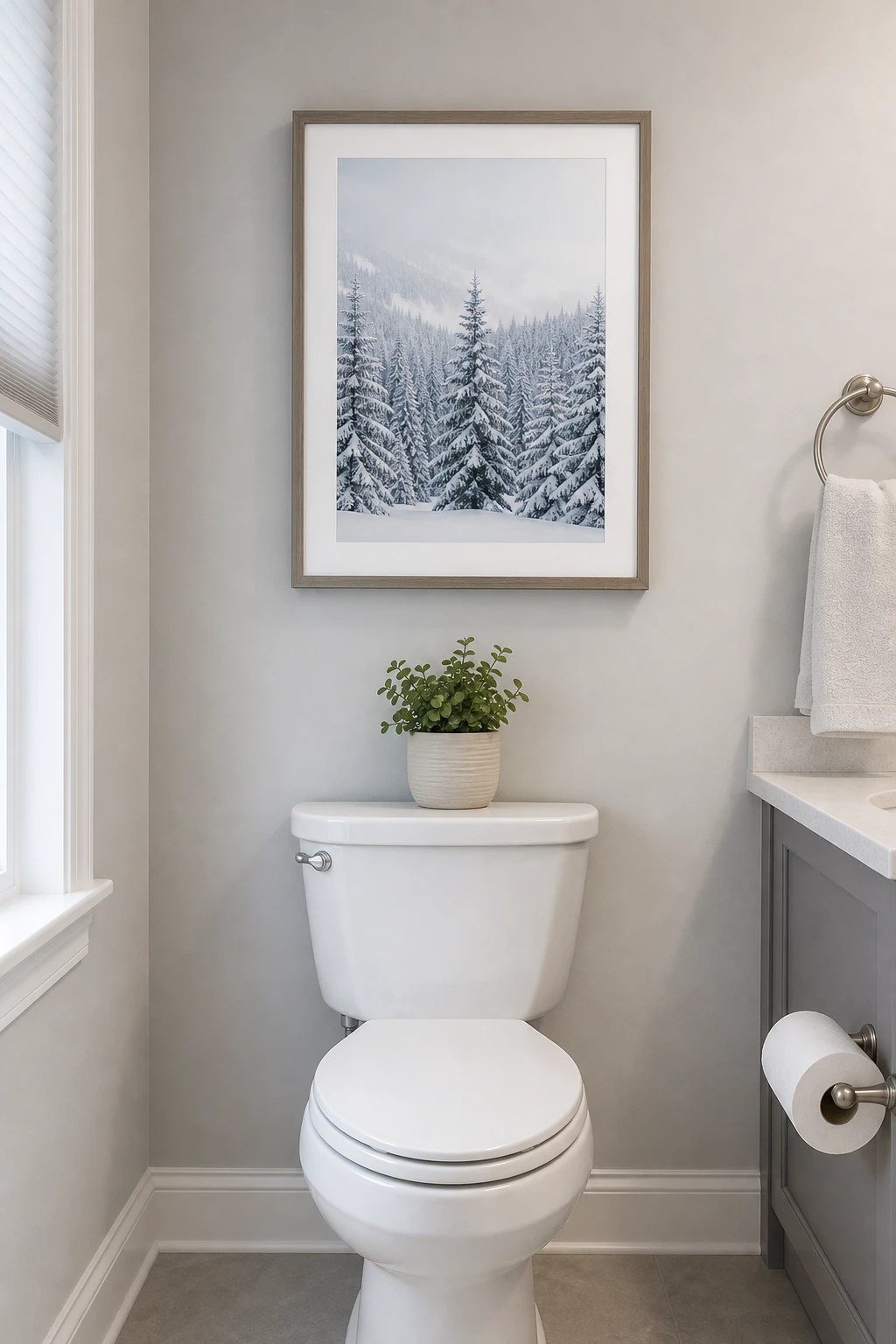 Christmas art in the frame