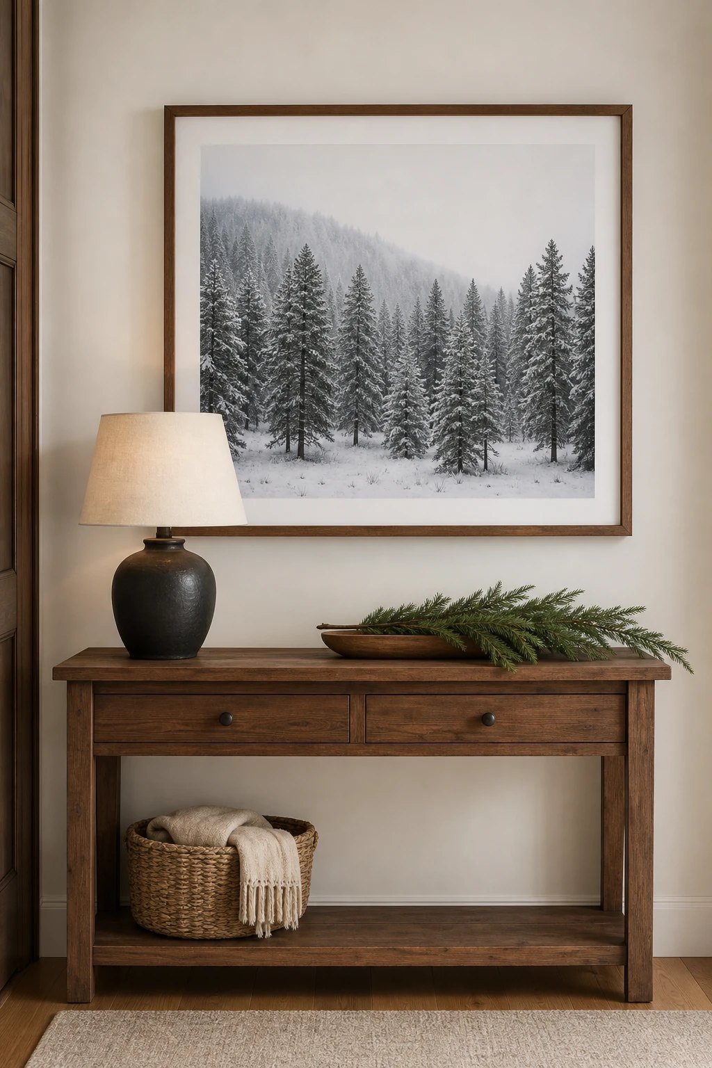 A simple winter print