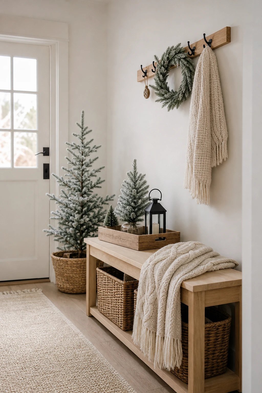 White and wood