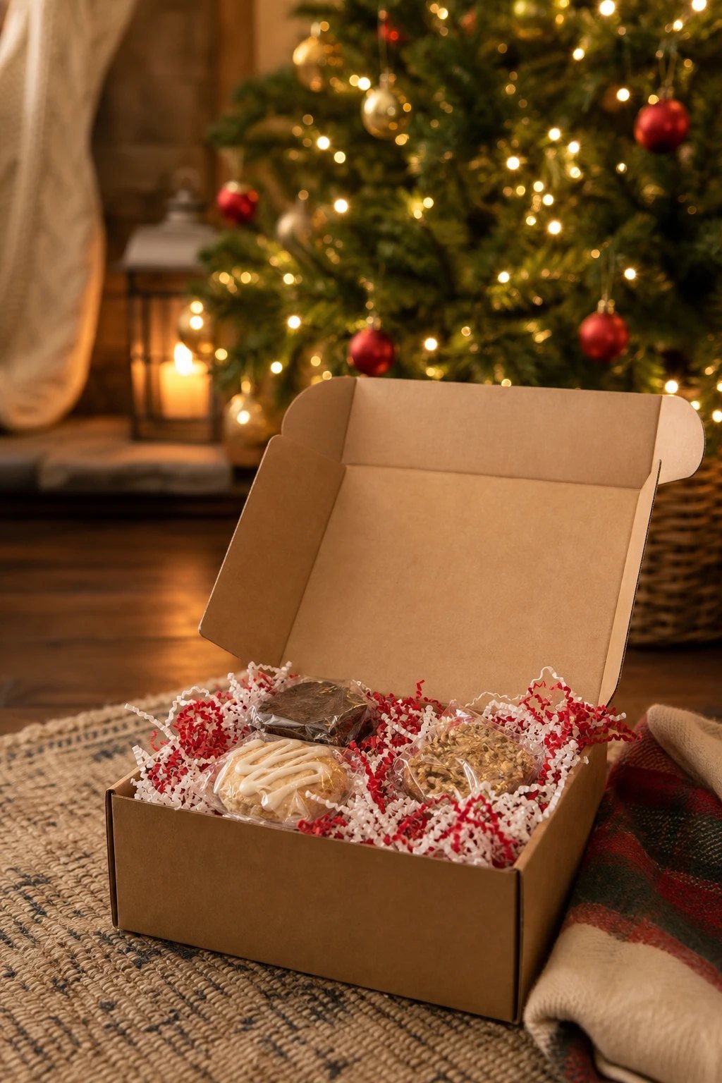 Crinkle paper to fill it
