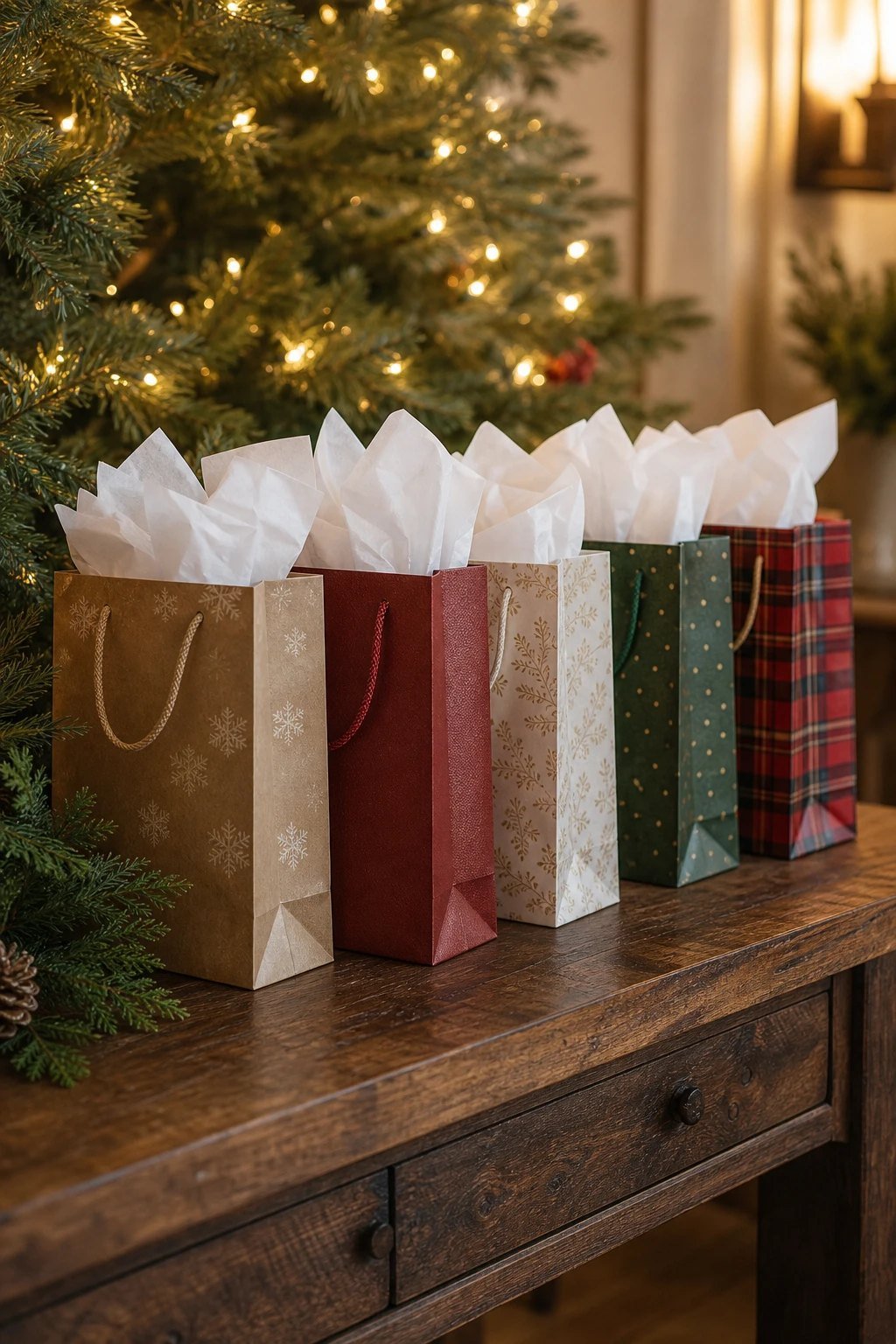 Gift bags for awkward shapes