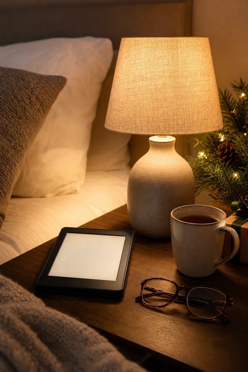 A Kindle for reading in bed
