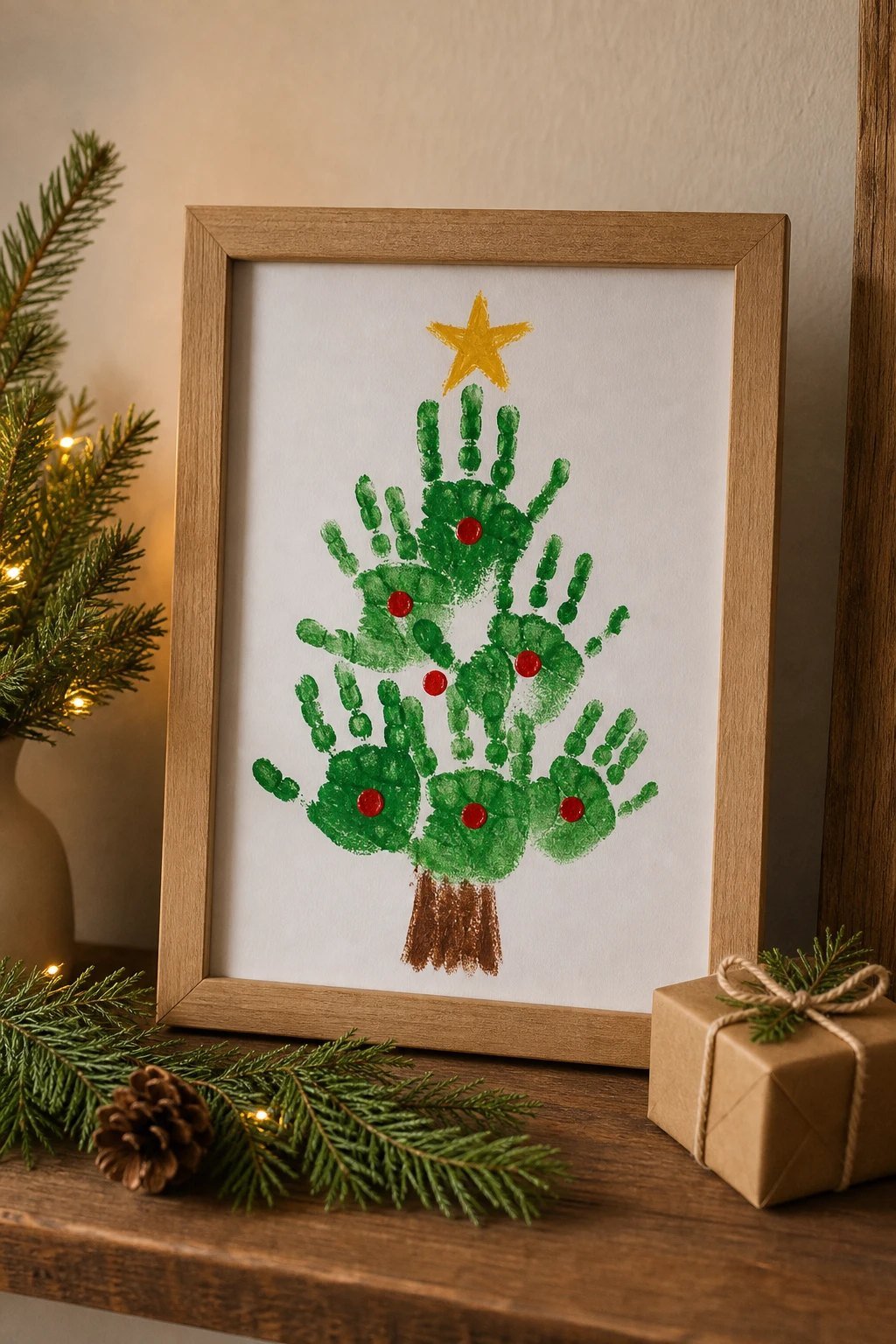 A handprint or drawing keepsake