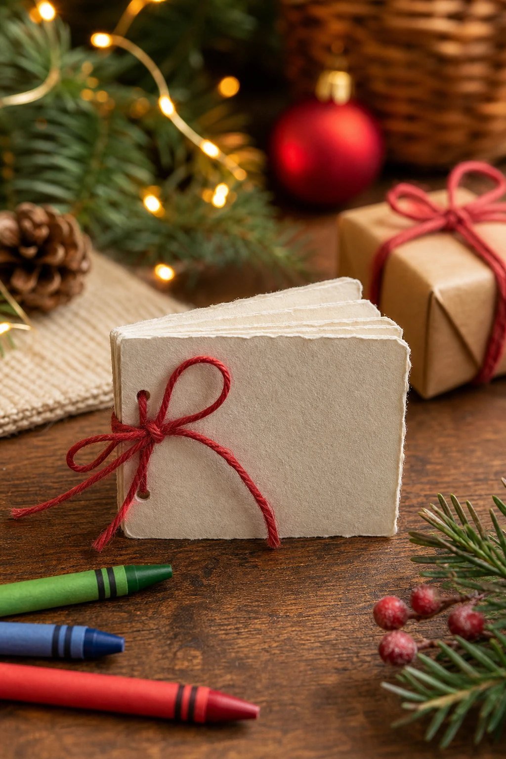 A coupon book from the kids