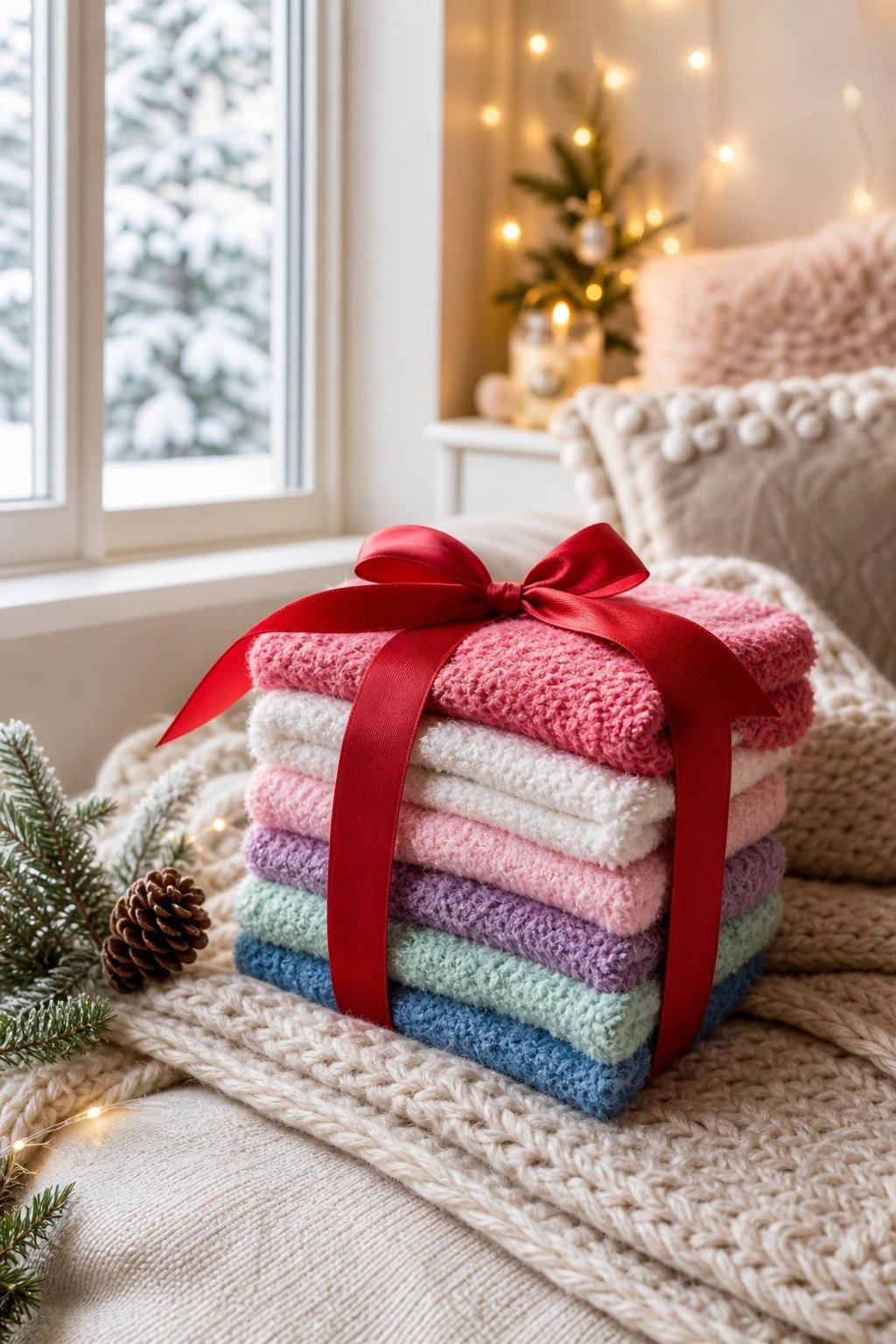 Fuzzy cozy socks