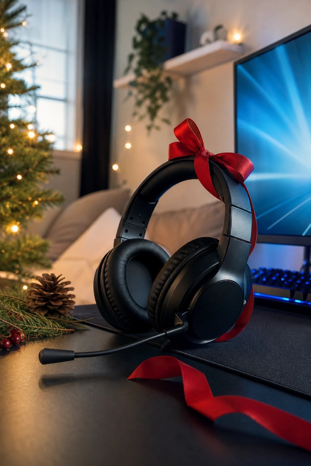 A gaming headset