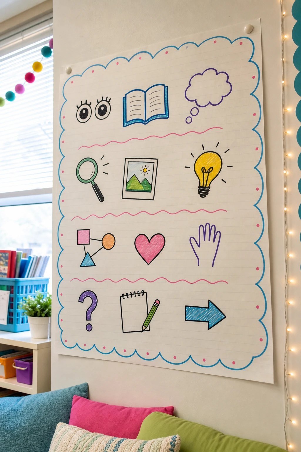 A reading strategies anchor chart