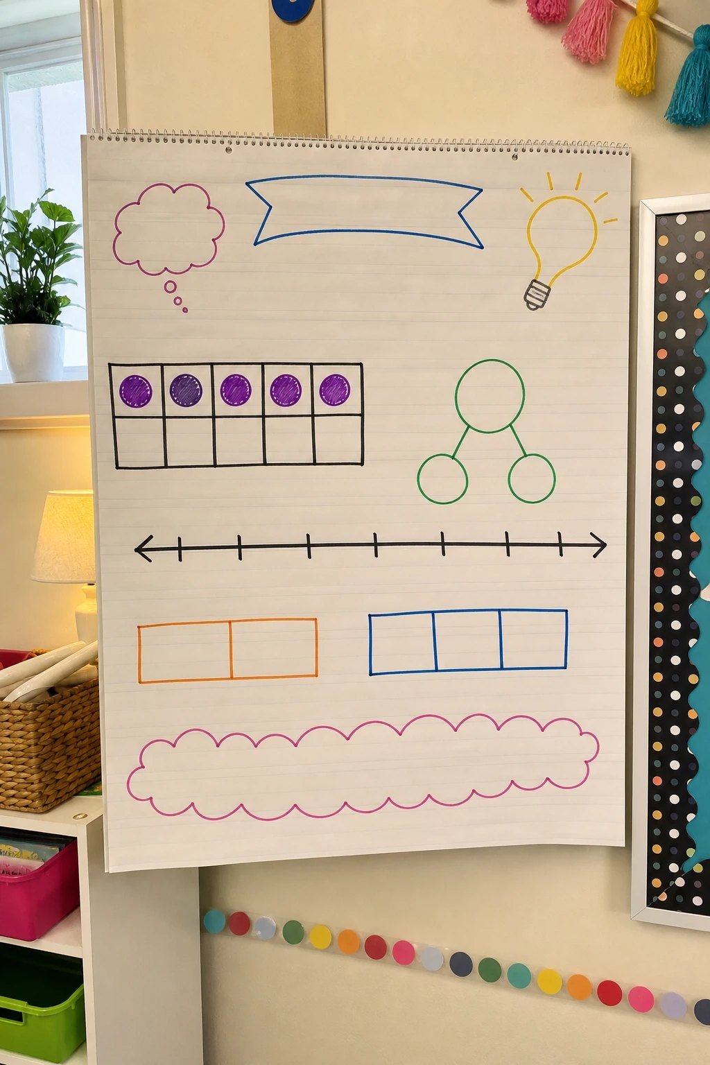 A math strategies anchor chart