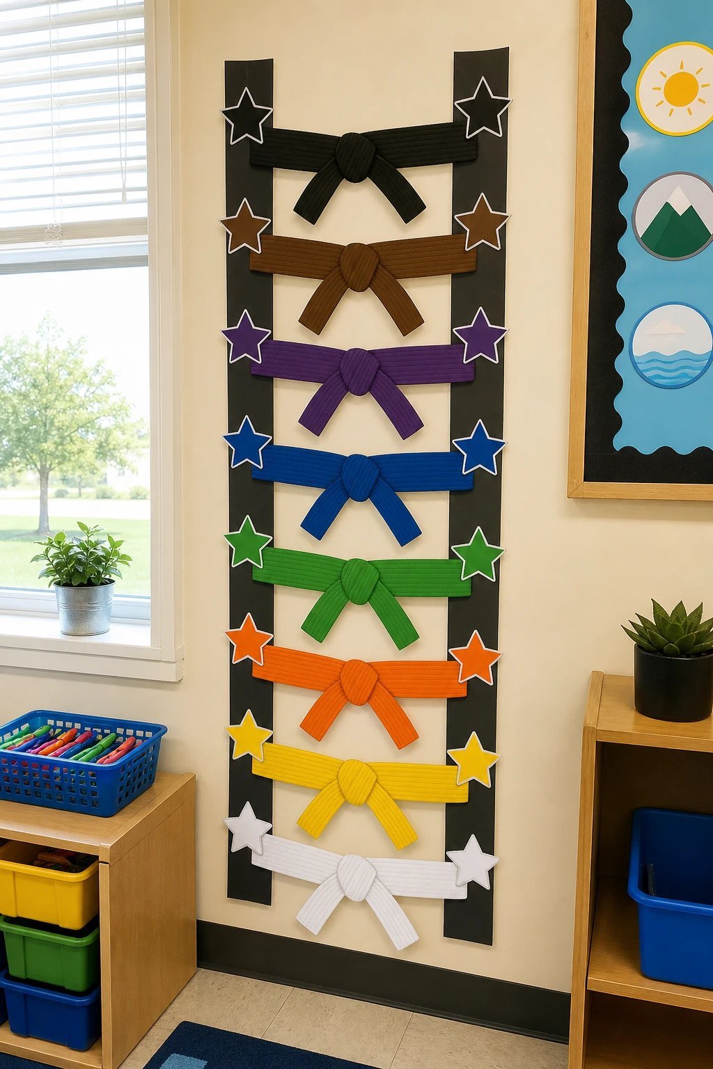 A belt or level up behavior chart