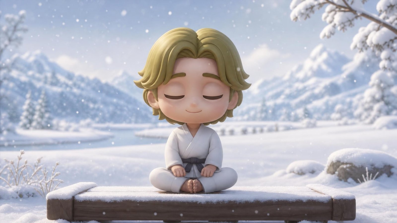 Don't Wake Sensei noise monitor, Winter Dojo scene