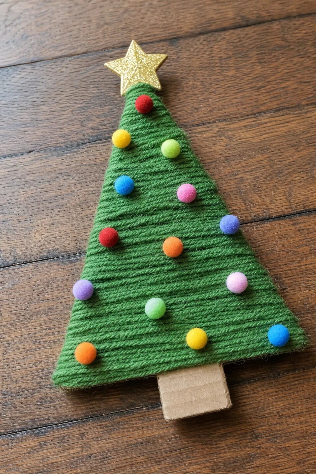 Yarn wrapped tree