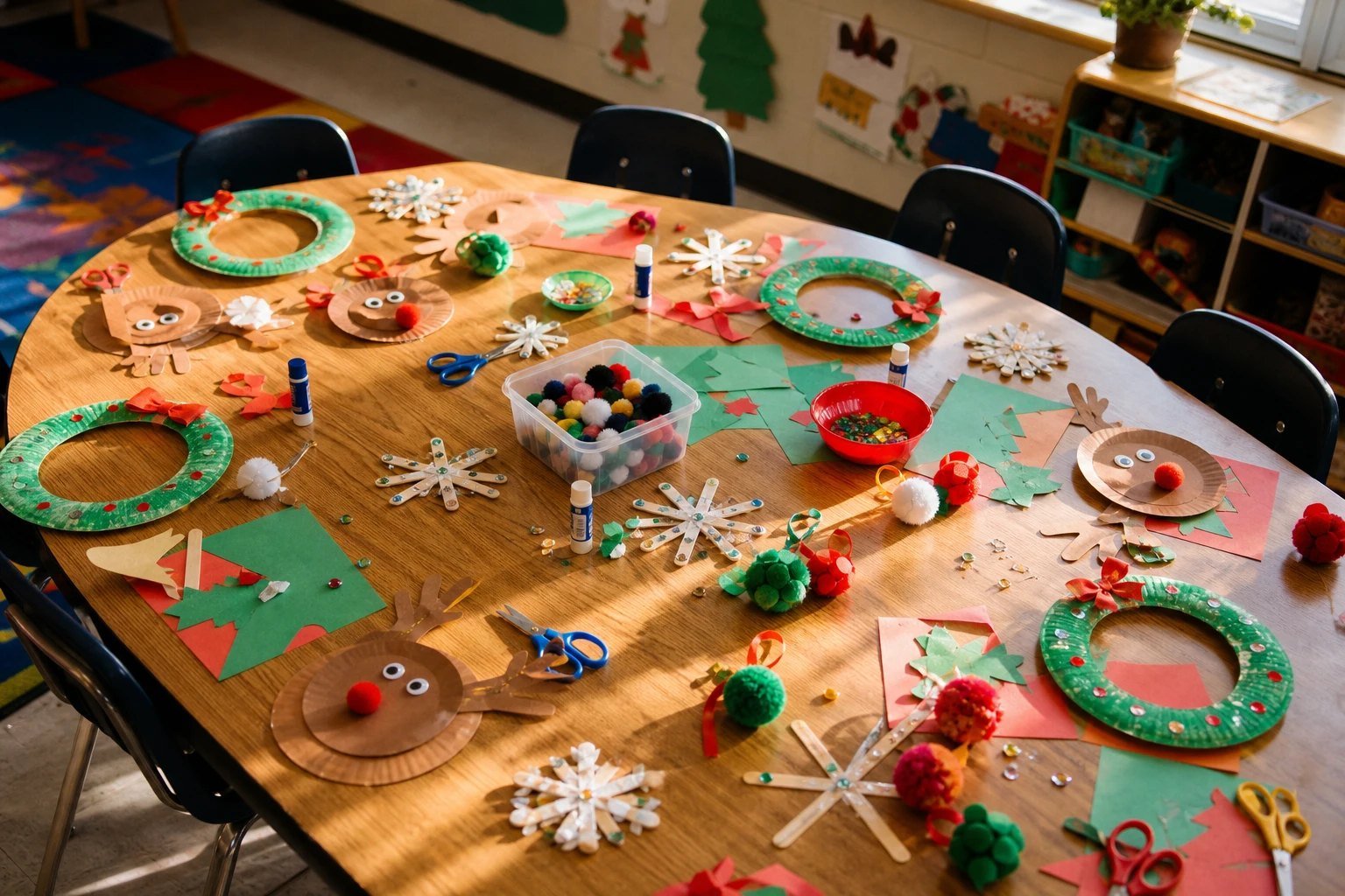 26 Easy Christmas Crafts for the Classroom (K to 5, Low Prep)