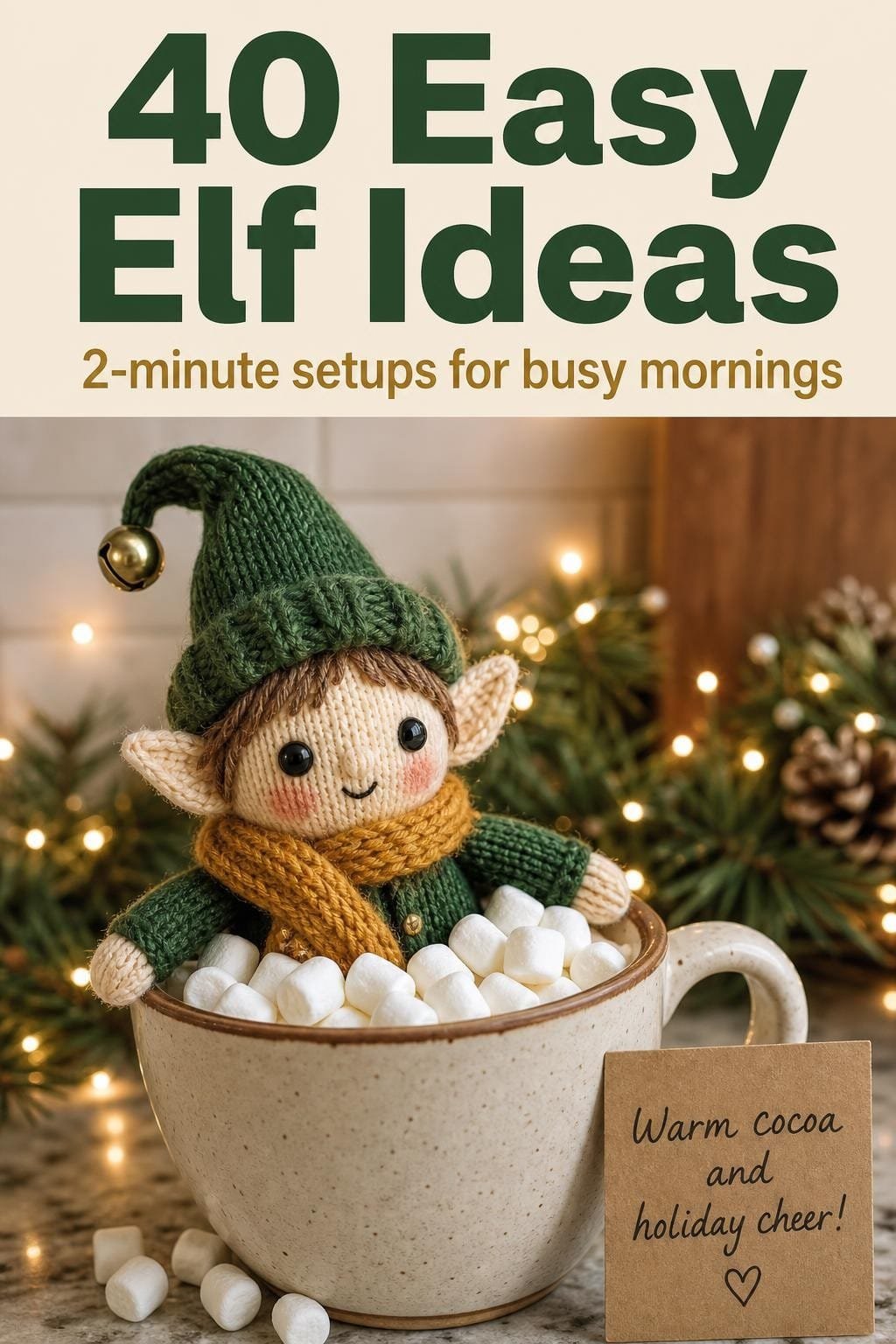 40 Easy Elf on the Shelf Ideas You Can Set Up in 2 Minutes