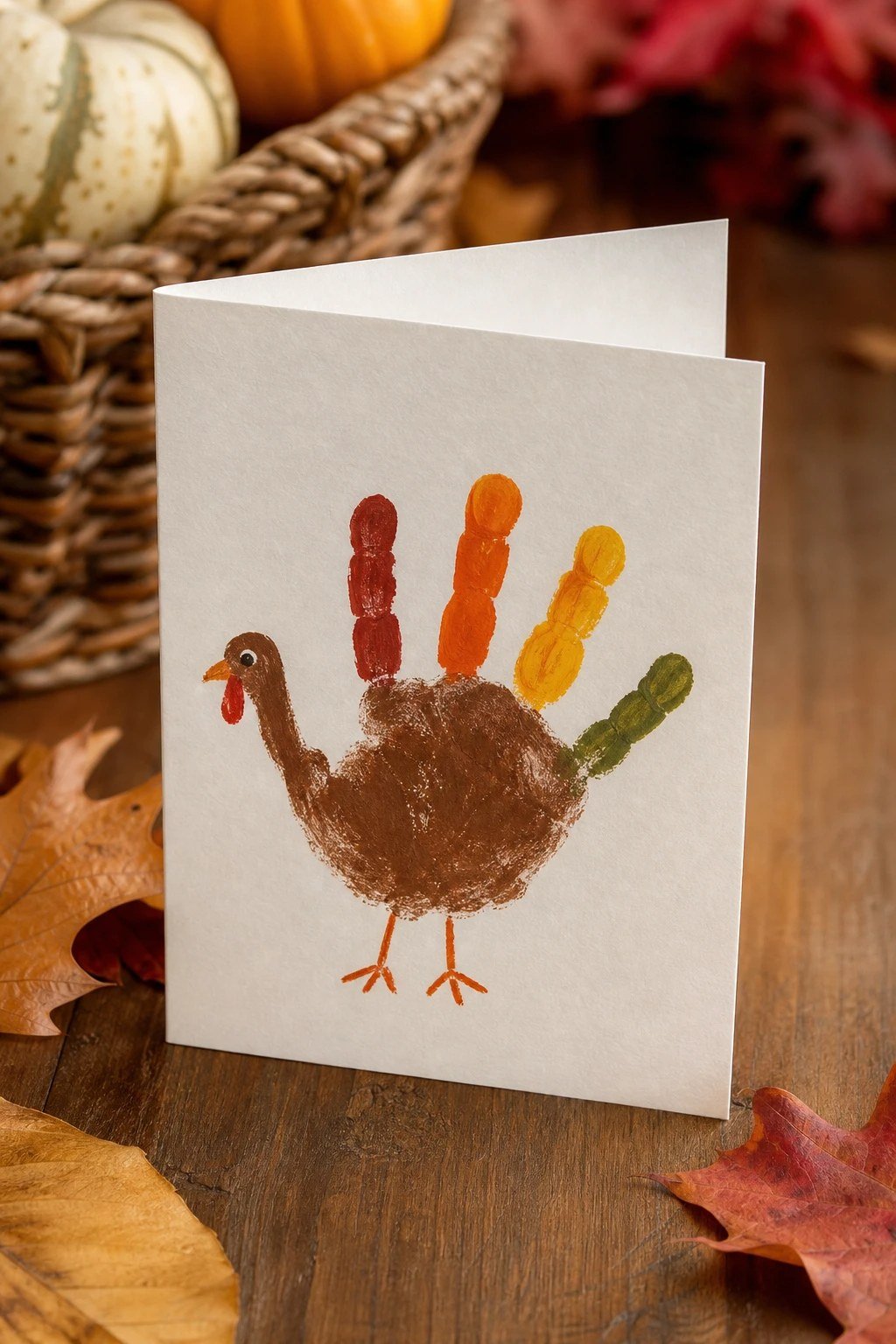 Handprint turkey card