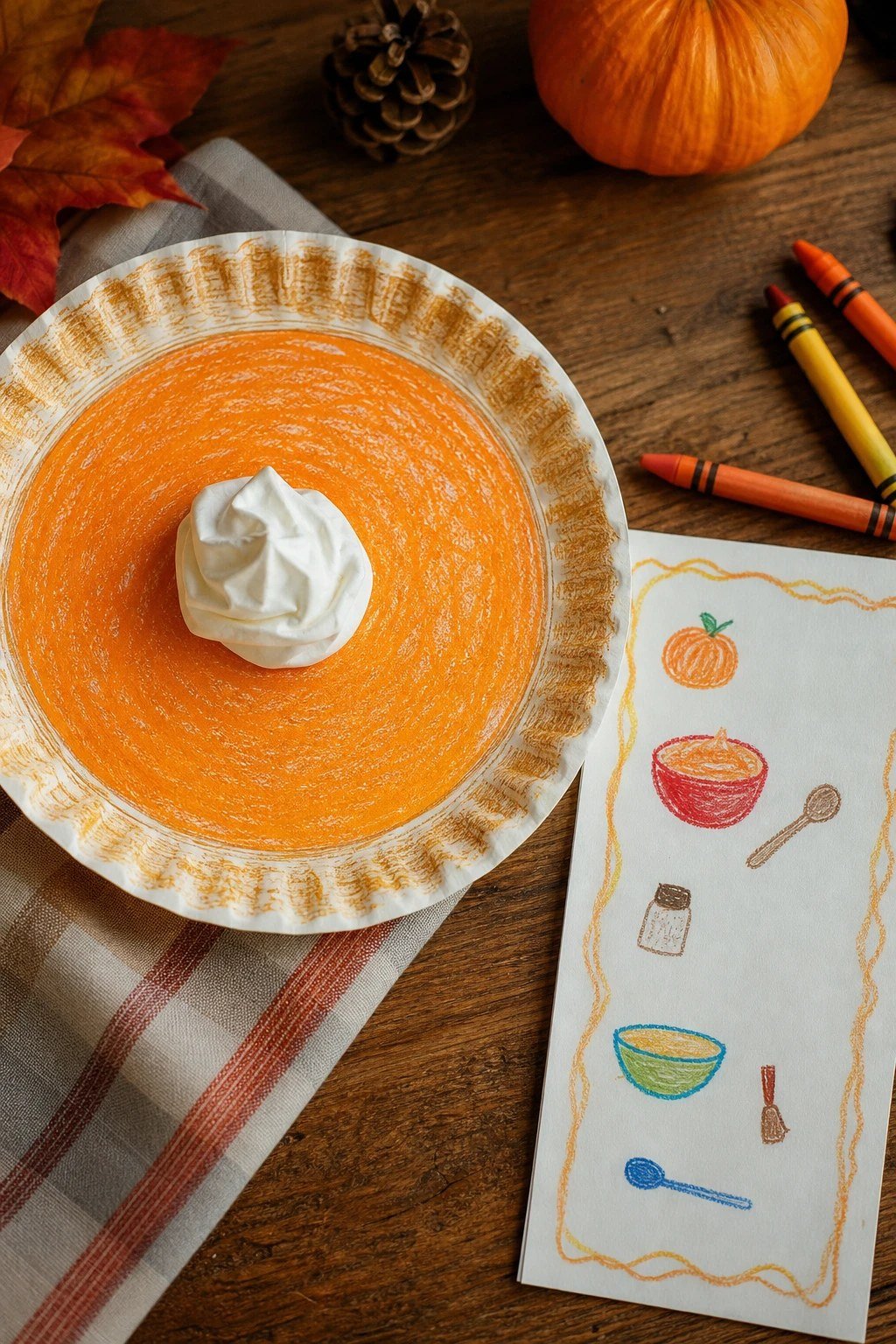 Paper plate pie