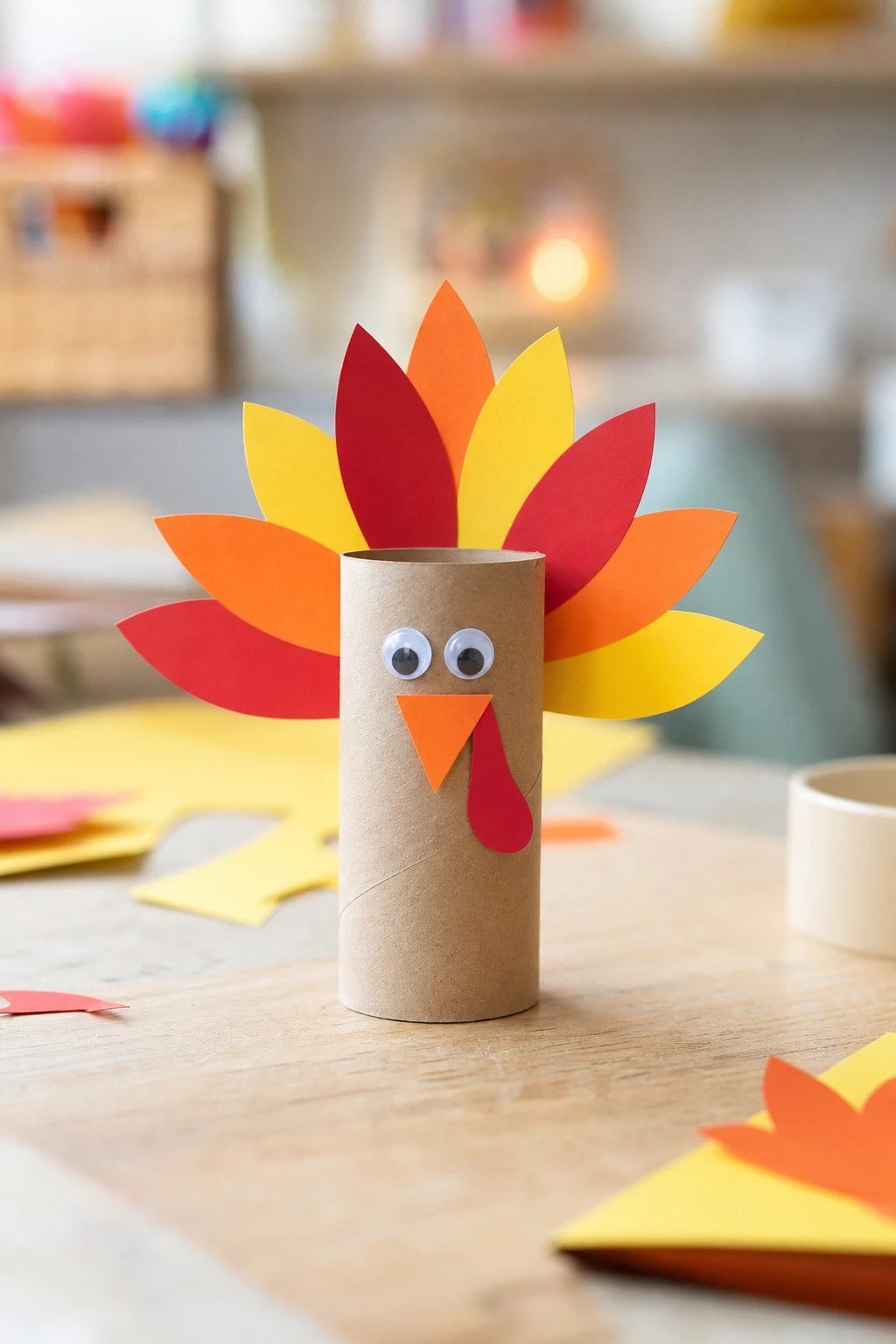 Toilet roll turkey