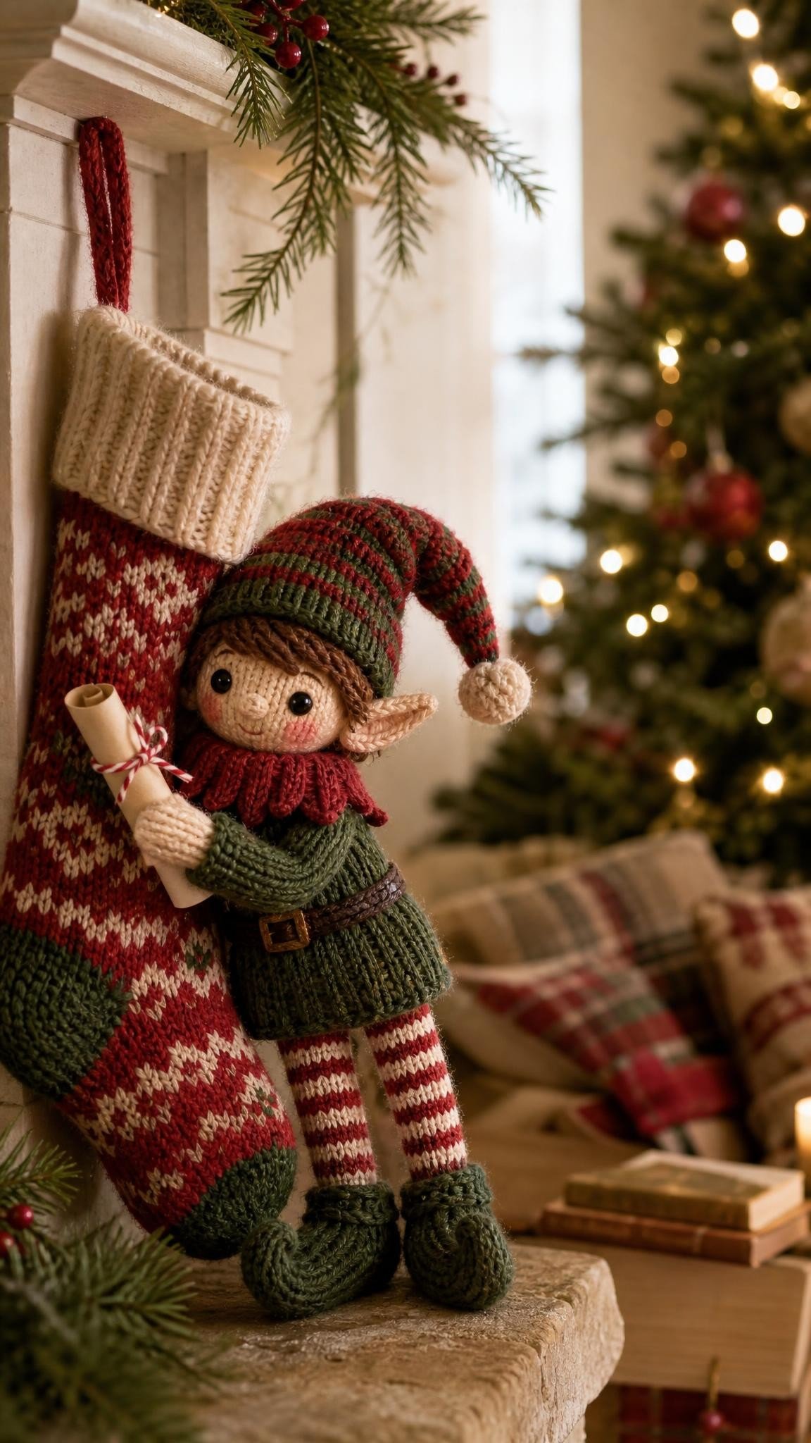 Elf on the Shelf goodbye idea: Christmas morning treasure hunt